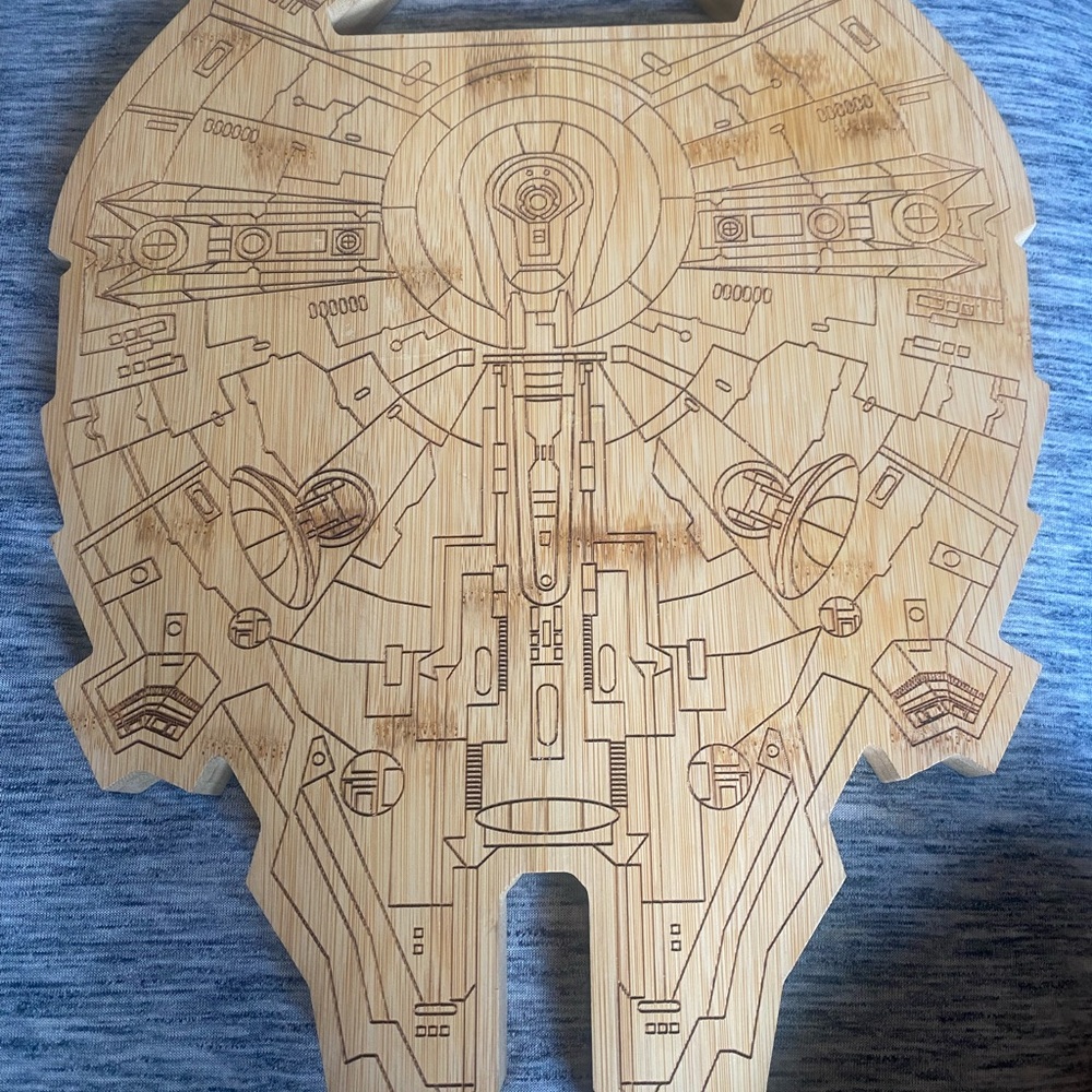 Futuristic Bamboo Cutting Board